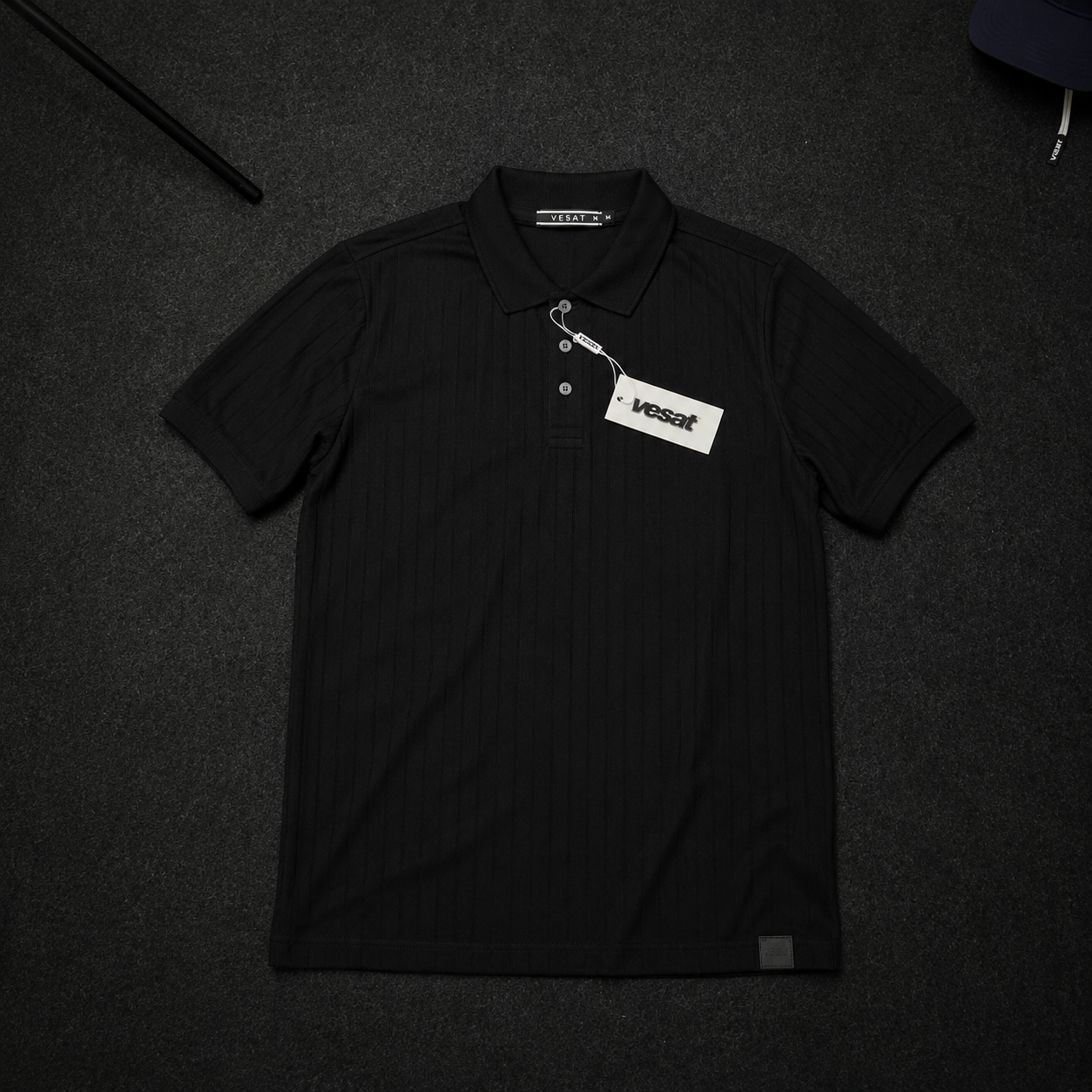 Camiseta Polo Vesat Black